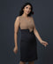 Beige Grey Office Wear Lapel Dress